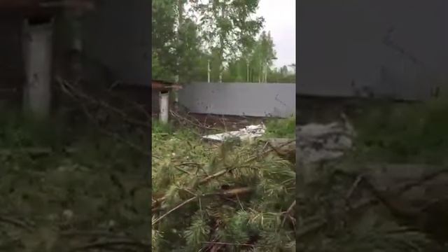 Забор из профнастила, откатные ворота