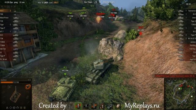 WOT: Aisa Miao - KV-5 - 3 frags смотреть онлайн