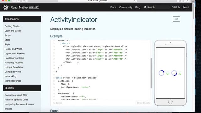 React Native Activity indicator Kullanımı смотреть онлайн