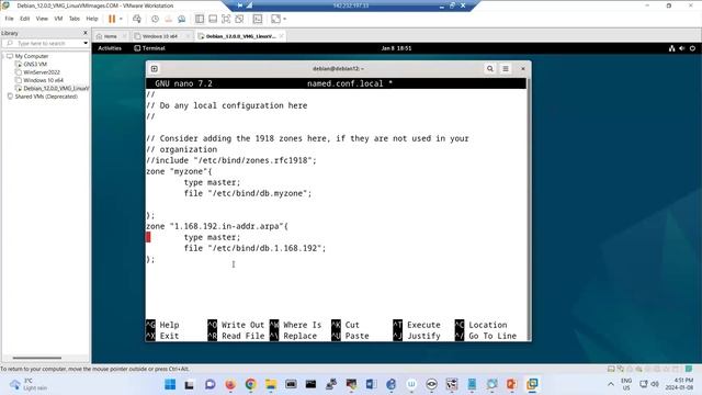 DNS on Debian 12 смотреть онлайн