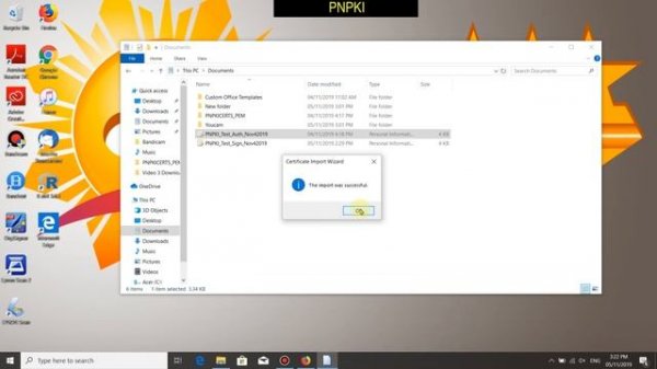 Installing Certificates in Windows Keystore