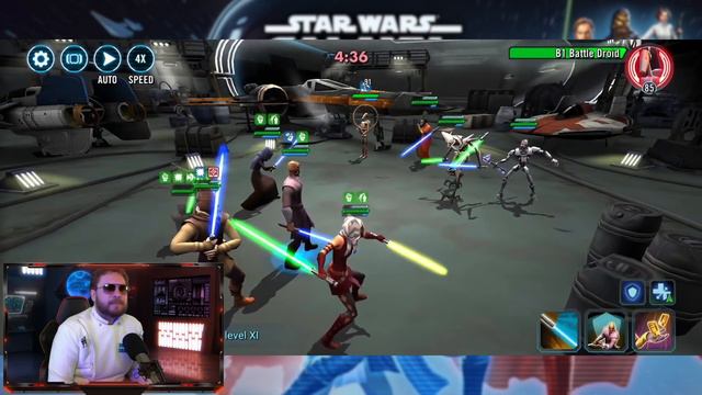 Ima-Gun Di Broke Galaxy of Heroes! Galactic Legends Damage with Ki-Adi-Mundi - Amazing in Geo TB! смотреть онлайн