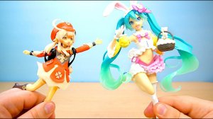ГЕНШИН ИМПАКТ ИЛИ МИКУ ХАЦУНЕ аниме фигурки Genshin Impact VS Hatsune Miku
