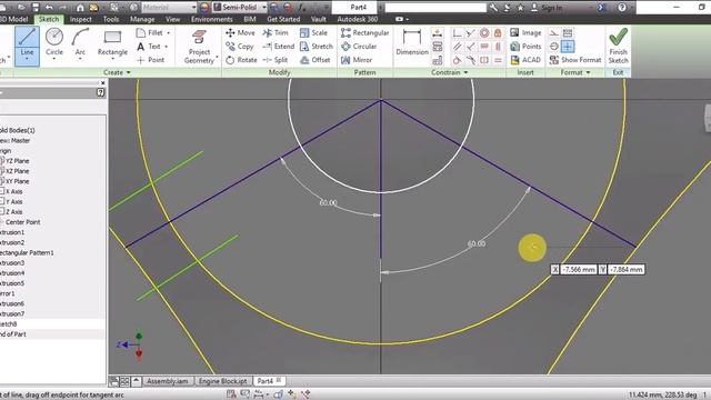 Engine Block | V12 Engine Design & Assembly #5 | Autodesk Inventor Tutorials смотреть онлайн