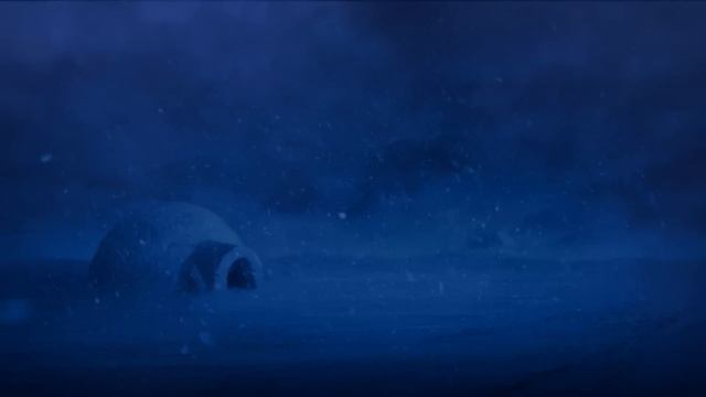 ❄ Scary Cold Howling Snowstorm In A Frozen Arctic Environment For Relaxation, Sleeping And Fantasy.