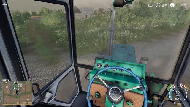 Farming Simulator 19. Карта Ягодное #36. Докосил траву. УРА! смотреть онлайн