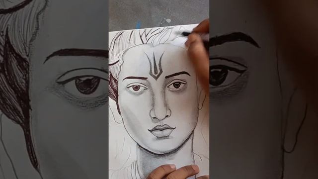 viral photo of ram sketch | AI generated ram | shree ram drawing смотреть онлайн