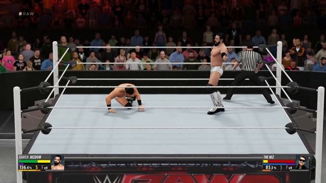 WWE 2K16 (PS4) - The Miz vs Damian Mizdow Falls Count Anywhere Match Gameplay смотреть онлайн