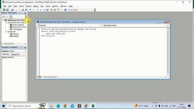 GET RESULT BASED ON CELL COLOR| PART 10 | MS EXCEL TUTORIAL | TAMIL CODERS смотреть онлайн