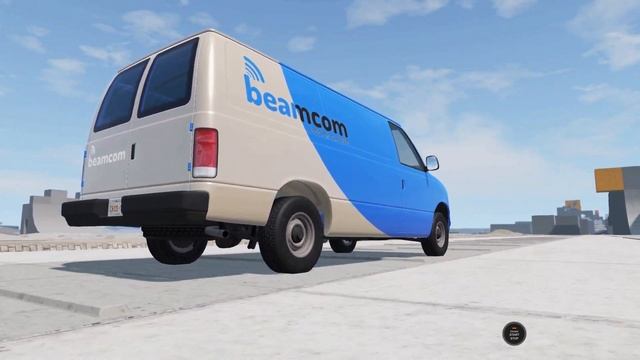 BeamNG Drive Update - Van Suspension Test on the Gridmap V2 смотреть онлайн