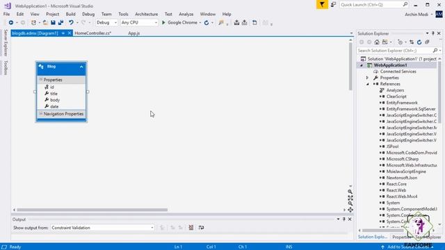 #3 Bind Data with Entity Framework | react.js with mvc смотреть онлайн