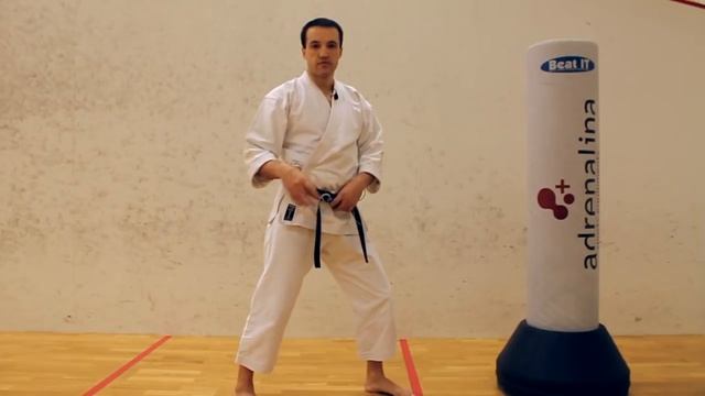 Прямой удар в карате. Мае-гери (часть 1) смотреть онлайн