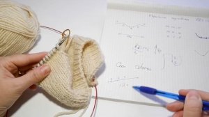 СКОС ПЛЕЧА. Закрытие петель без ступенек на горловине. Мастер класс. Вязание