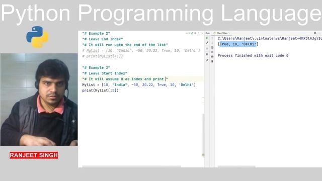 Python Tutorial | Python List | Access Items in List | Change Items in List | Slicing смотреть онлайн
