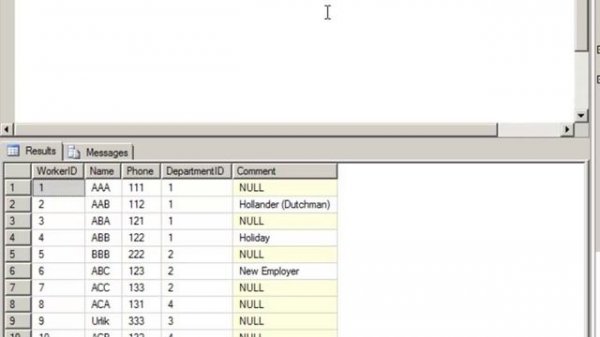 Выборка данных в Microsoft SQL Server 2008 R2. Часть-7
