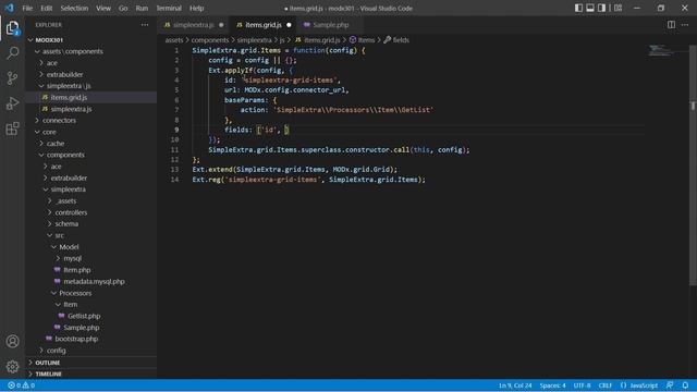 MODX 3  - 03 - Custom Manager Page | Processors | Display Items In A Grid
