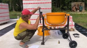 СБОРКА БЕТОНОМЕШАЛКИ (бетоносмеситель СМ120 - N). САМАЯ ДЕШЕВАЯ НОВАЯ КУПЛЕНА В ПЕТРОВИЧЕ.