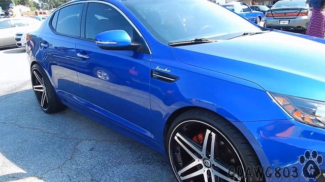 CLEAN 2014 Kia Optima turbo on Lexani 22s @ Stuntworld USA Cookout смотреть онлайн