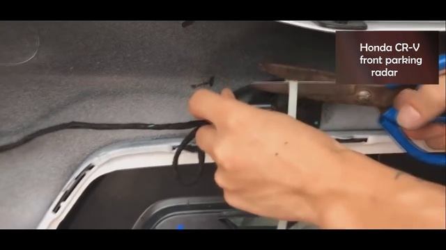 Honda CR-V / FRONT parking RADAR installation ? смотреть онлайн