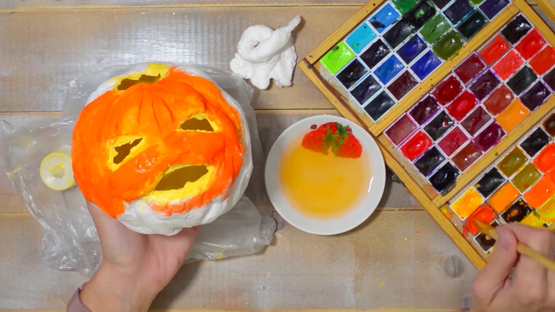 Делаем ватную игрушку-ночник 