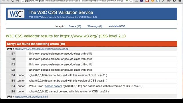 Validating CSS смотреть онлайн