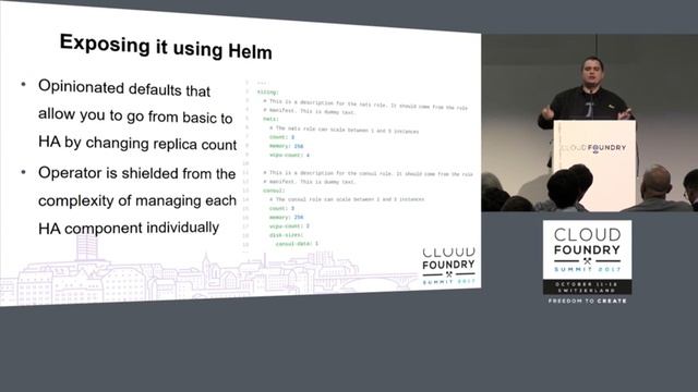 Highly Available Cloud Foundry on Kubernetes - Vlad Iovanov, SUSE смотреть онлайн