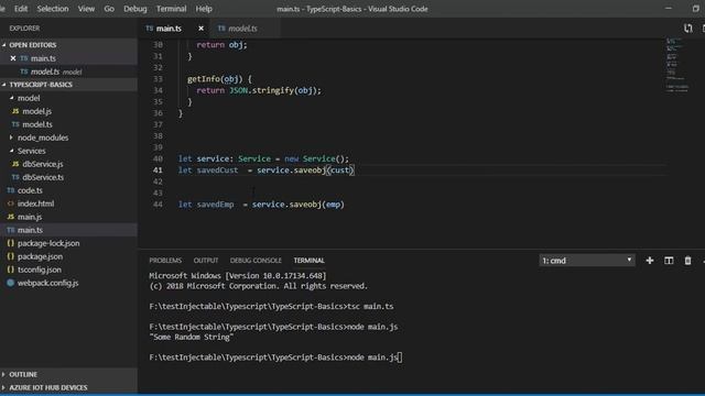 Typescript Refresher | generic class смотреть онлайн