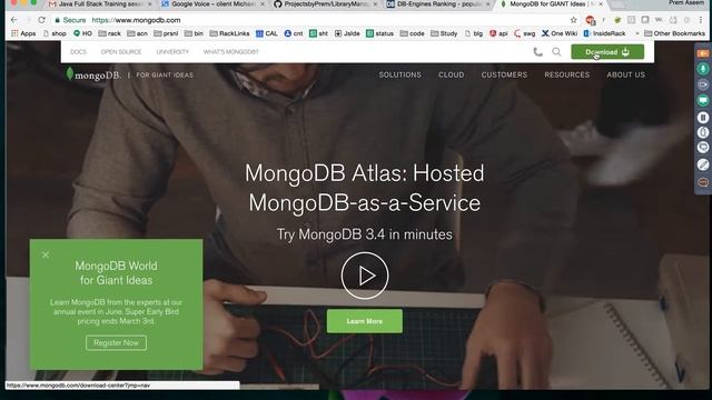 MongoDb Tutorial - 1 : Introduction смотреть онлайн