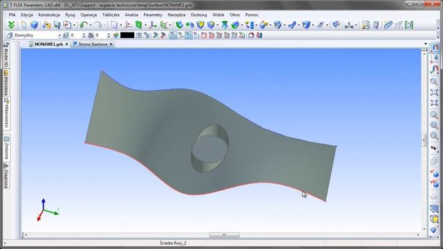 T-FLEX CAD - praca z powierzchniami cz.7 смотреть онлайн