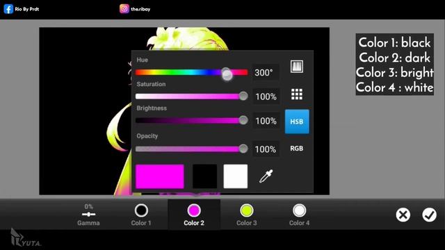 Gradient Map Anime Tutorial || Photoshop Touch Android смотреть онлайн