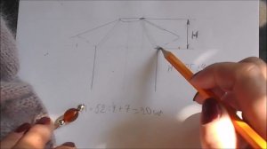 реглан сверху//ч.3//рассчет длины линии реглана