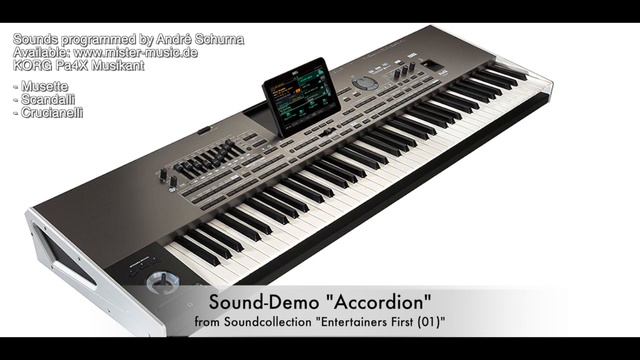 KORG Pa4X: DEMO "Accordion" from Collection "Entertainers First" смотреть онлайн