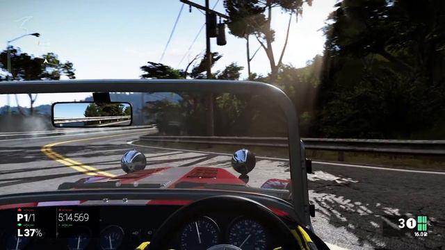 Driving the Caterham Seven Classic for the very first time on California Highway. смотреть онлайн