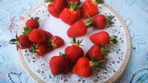 Клубника - садовая земляника. Сравню ягодку : Азия, Клери, Альбион, СанАндреас  #клубника