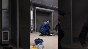 Монтаж шкафа в паркинг