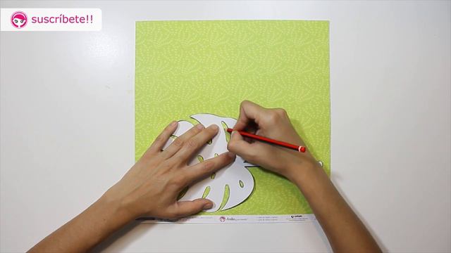 DIY: hojas tropicales de papel scrapbooking | Manualidades con papel смотреть онлайн