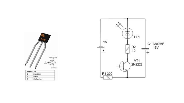 Мигалка (Маячок) на одном транзисторе. смотреть онлайн