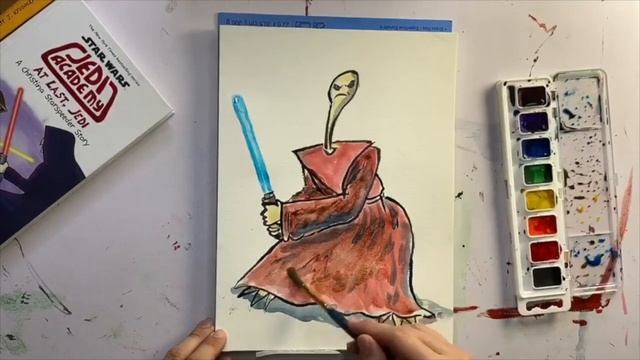 Star Wars Jedi Academy: Yarael Poof / Draw Every Day with JJK, ep 27 смотреть онлайн
