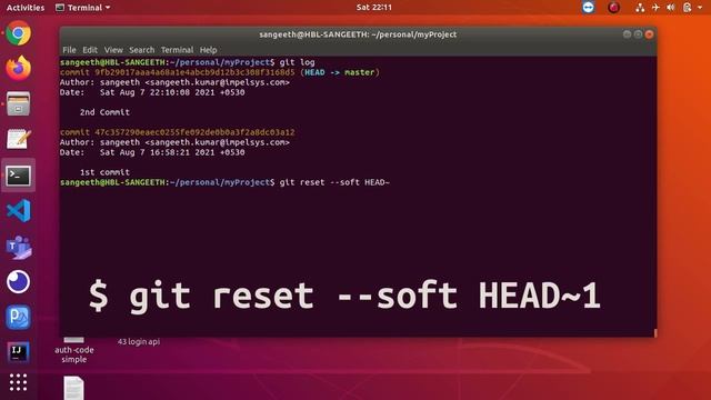 Undo last commit but keep changes in git | Code Simple смотреть онлайн