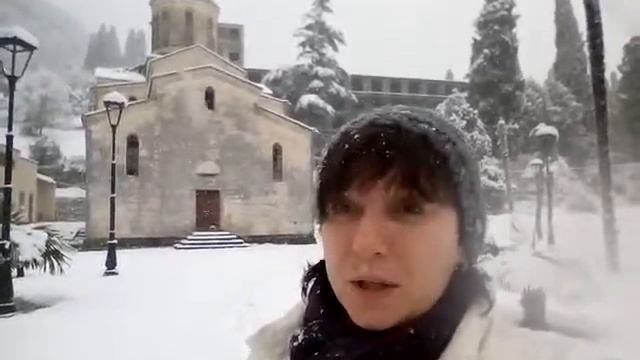 Храм Симона Кананита Новый Афон, Абхазия смотреть онлайн