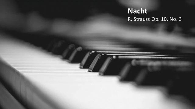 Nacht - R. Strauss, Op.10, No.3 (Piano Accompaniment) смотреть онлайн