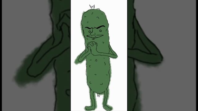 speed draw (грязный огурец)есть и помидор но он веселый ,а этот грязный? смотреть онлайн