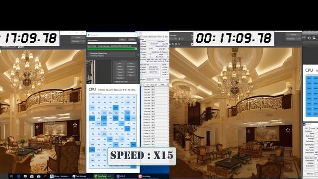 AMD THREADRIPPER 2990wx VS Dual Xeon Platinum P8136 - Test Render смотреть онлайн