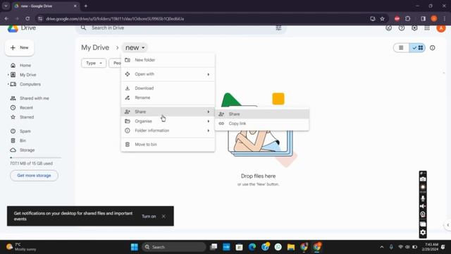 How to Create Google Drive Link to Share Files (SUPER EASY) смотреть онлайн