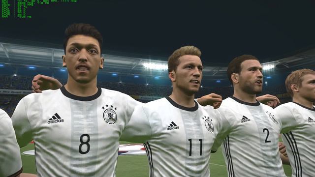 Ракитский поёт Гимн Украины в PES Euro2016 смотреть онлайн