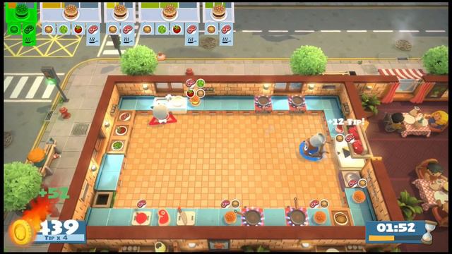 Overcooked: All You Can Eat - Overcooked - Level 1-6 3 Star 2 Player Co-op смотреть онлайн