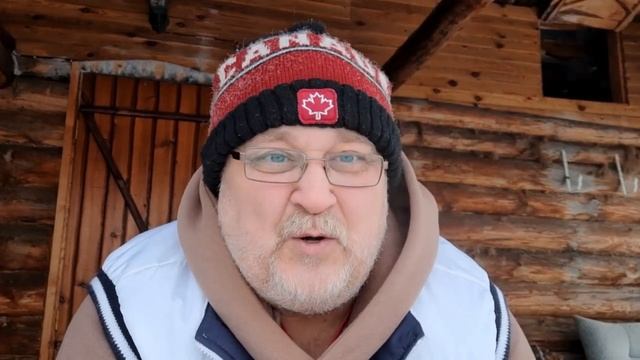 Видео № 1053. Даже мороз не страшен. Главное достоинство дачи - свежий воздух и высокие вибрации! смотреть онлайн