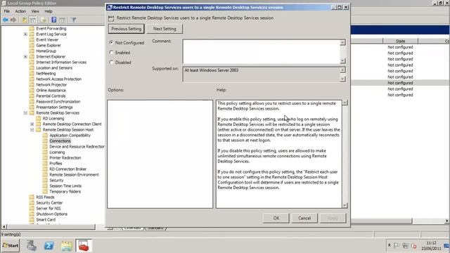 Windows 2008 R2 Server Enable Multiple RDP Remote Desktop Sessions смотреть онлайн