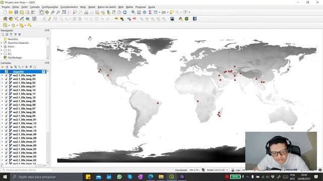 Como obter dados Climáticos e Ambientais do WordClim, Chelsa e EcoClimate utilizando o QGis смотреть онлайн